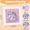 Diamond Art Kits for Kids – Cartoon Gem Painting Crafts for Girls 8-12, DIY Diamond Painting with Frame, Beginners’ Gem Art Kit for Home Wall Decor (6×6 inch)